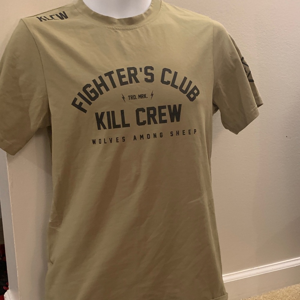 Kill Crew Tan 'Fighter's Club' Graphic Short Sleeve Tee